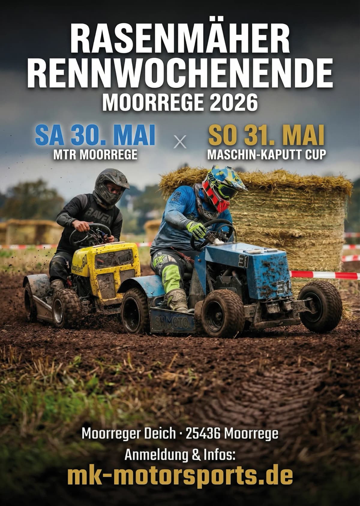 Rennwochenende Flyer – 30. & 31. Mai 2026